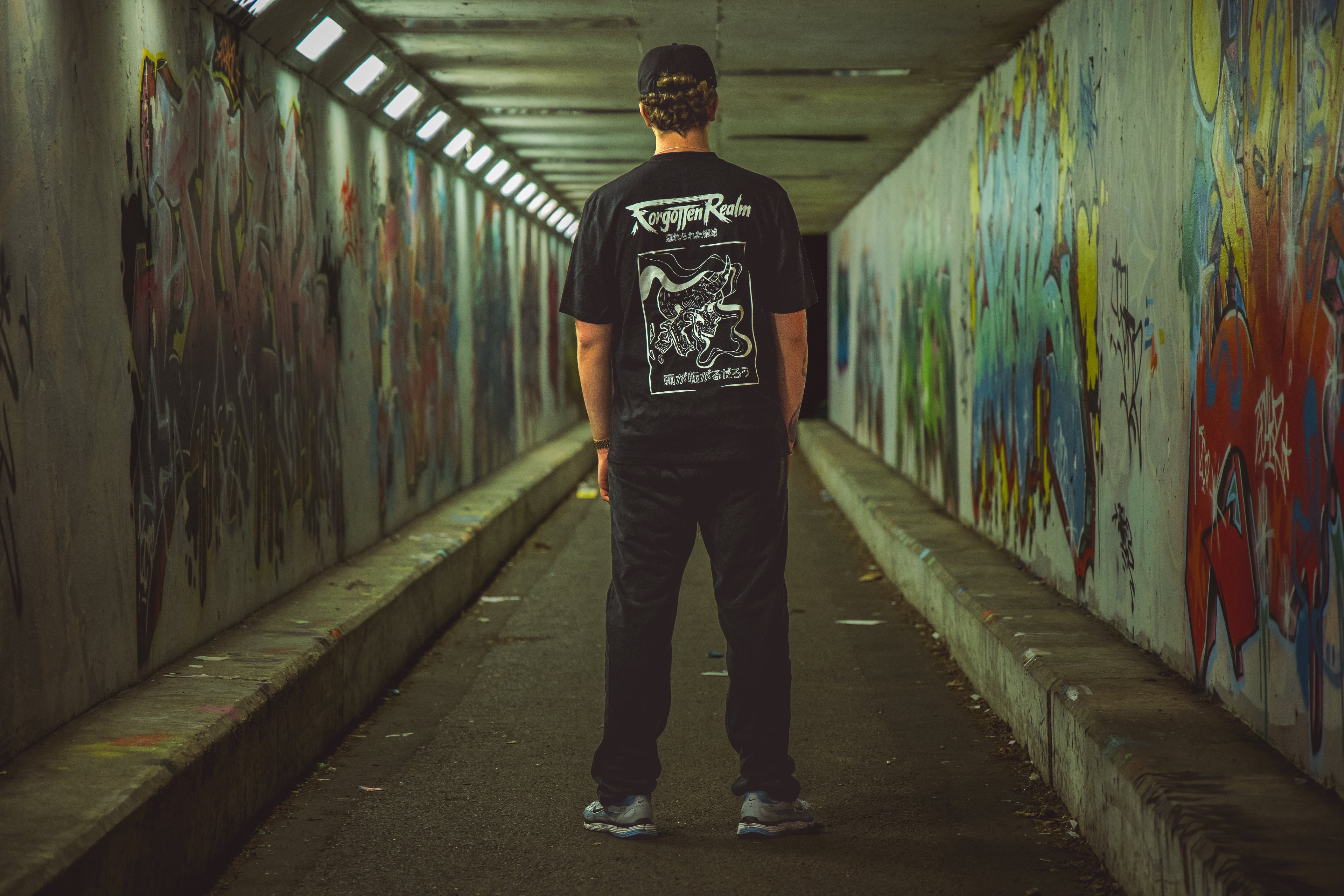 HEADS WILL ROLL - BLACK Oversized Tee