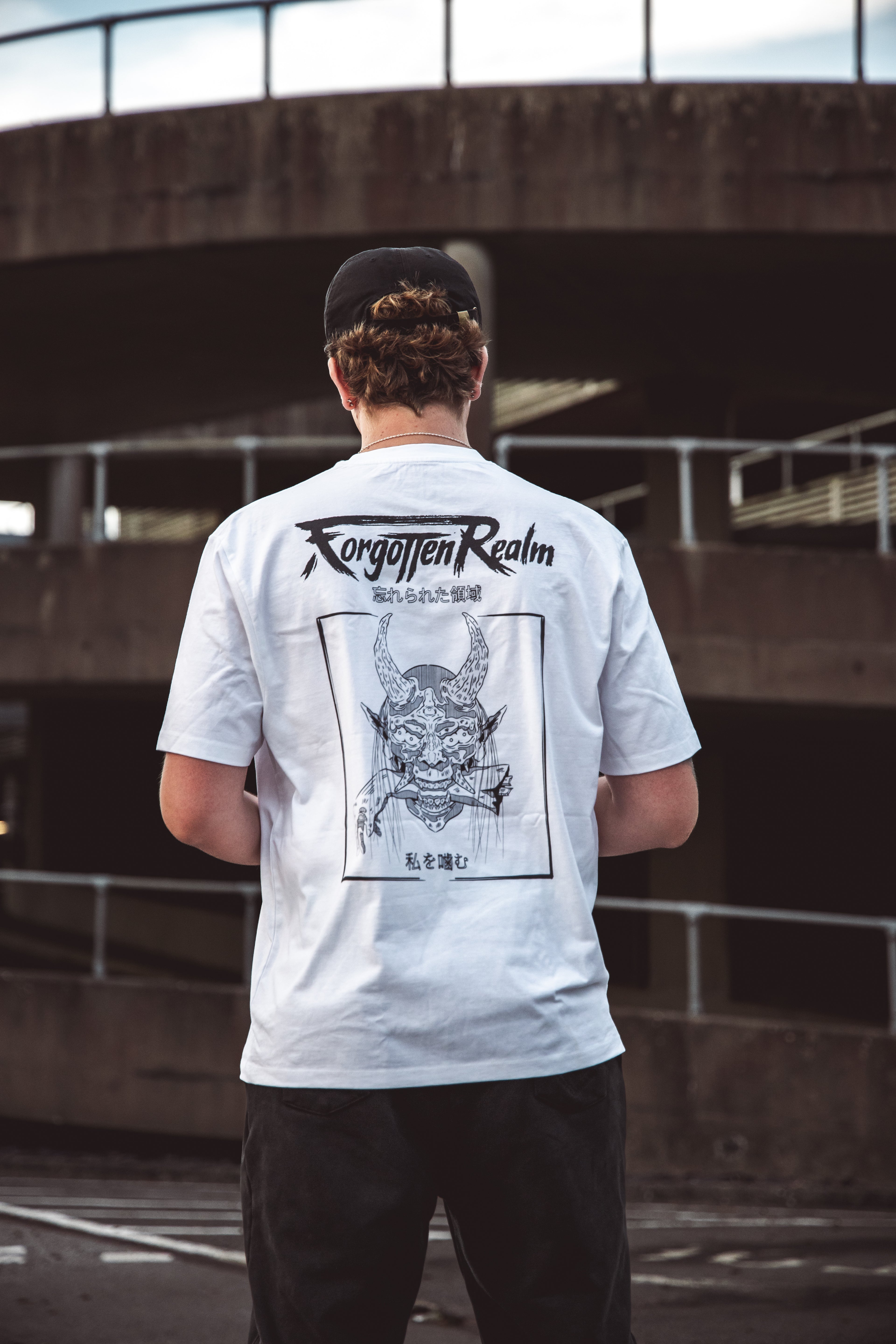 BITTEN - WHITE Oversized Tee