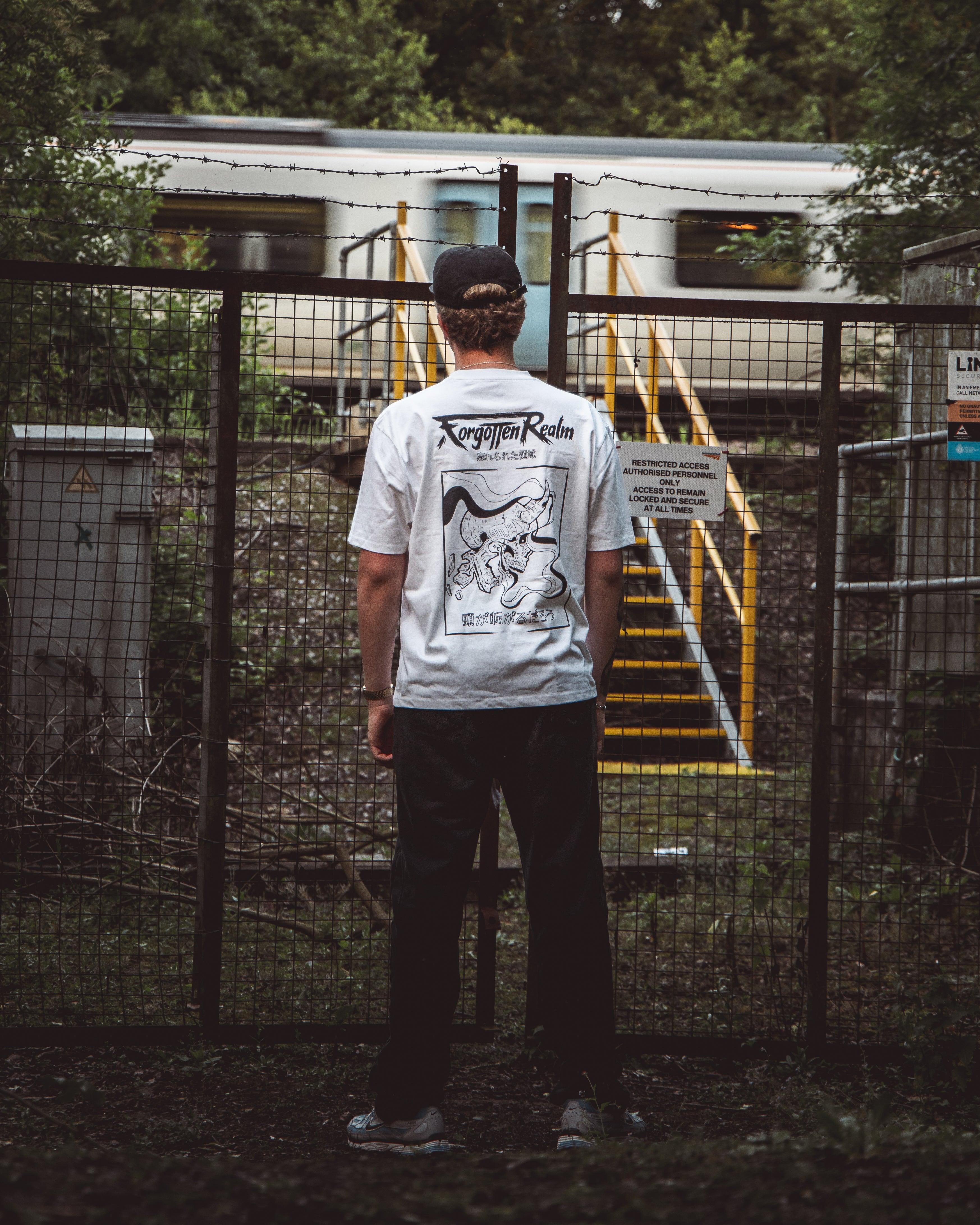 HEADS WILL ROLL - WHITE Oversized Tee